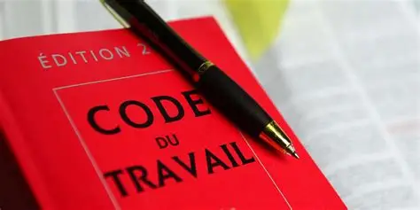 code du travail avec un stylo